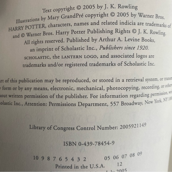 ⭐️J. K. Rowling⭐️ Harry Potter and the Half-blood Prince ( Harry Potter) - Picture 4 of 8